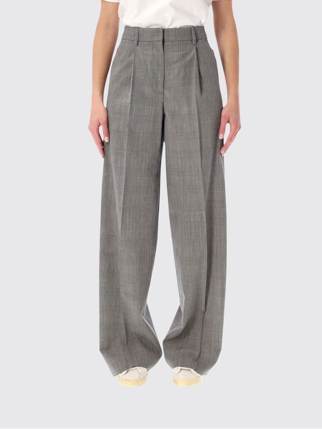 Golden Goose Pants Woman color Grey