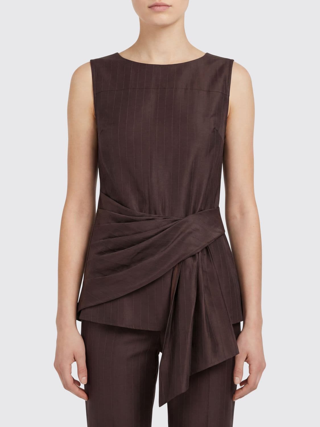 Loulou De Saison Top Woman color Brown