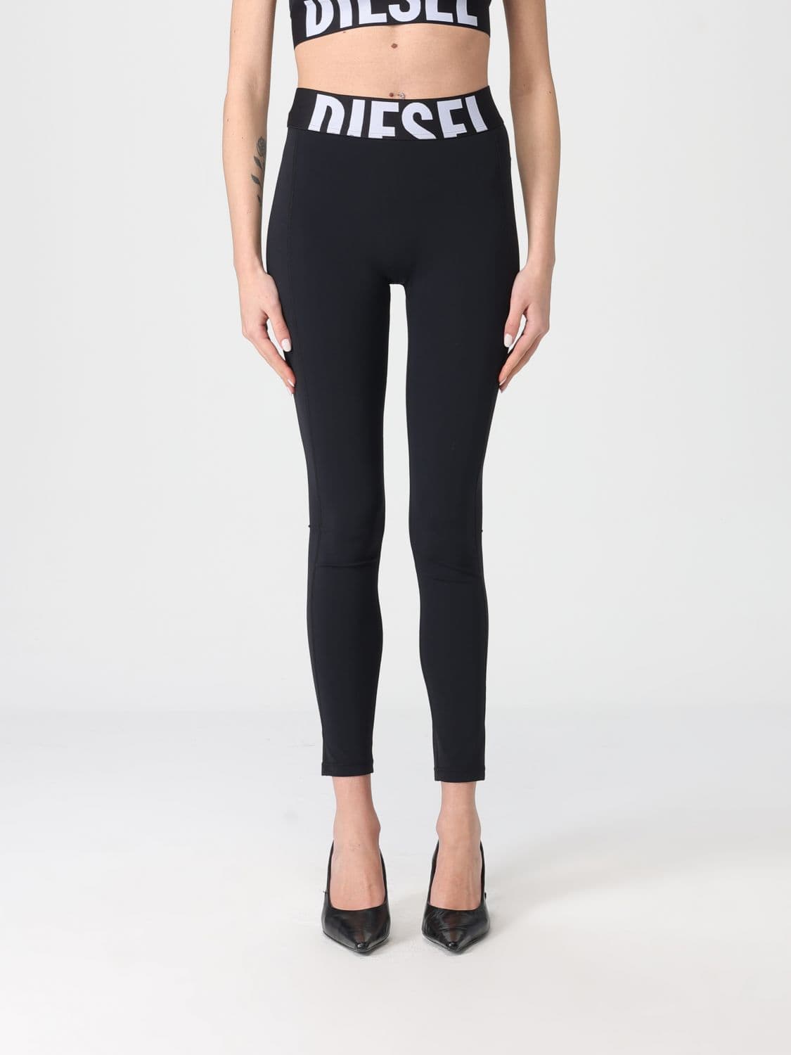 Diesel Pants Woman color Black