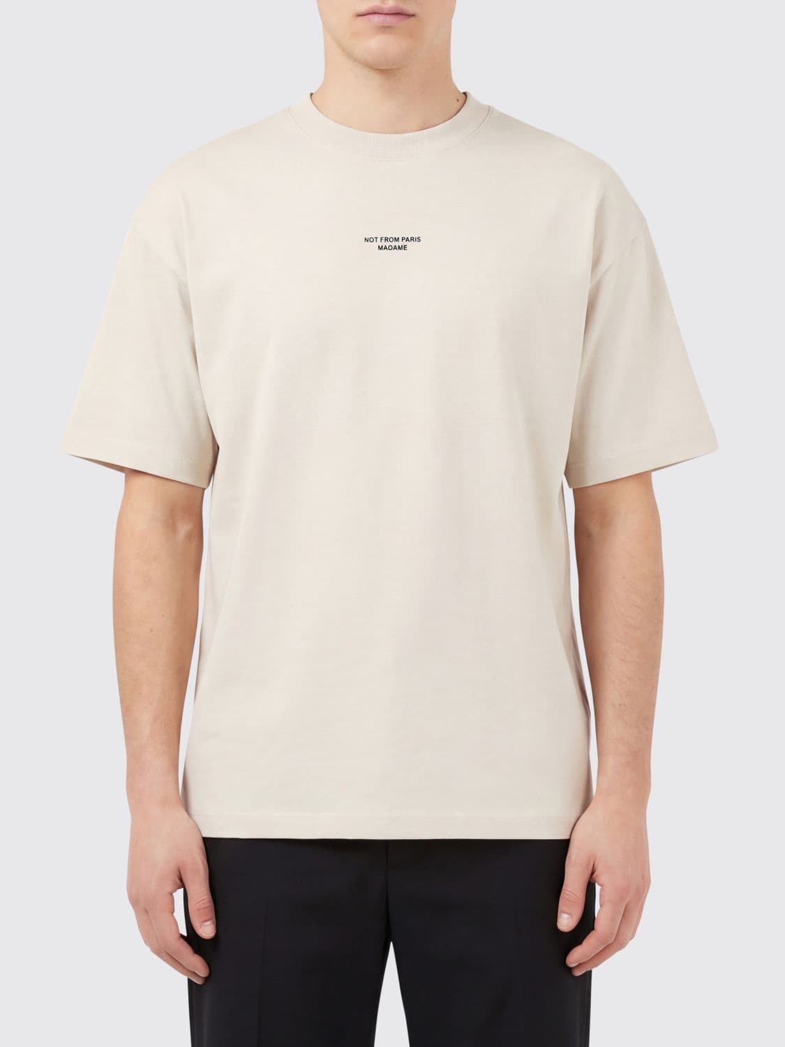 Drôle De Monsieur T-Shirt Men color Beige