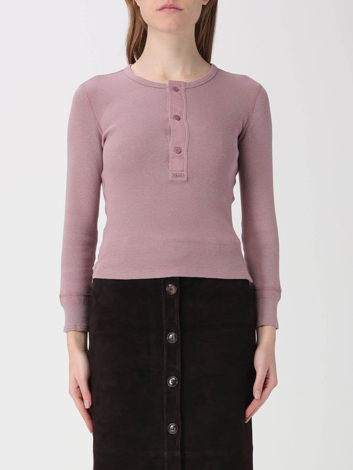 Chloé T-Shirt Woman color Lilac