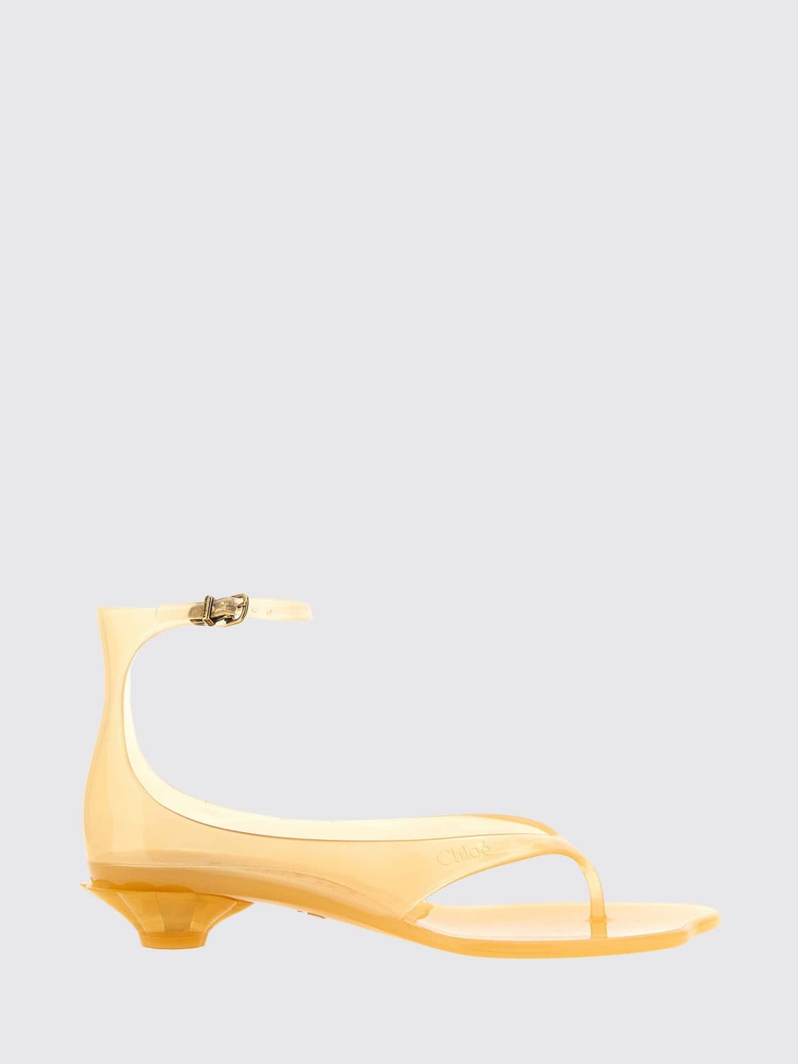 Chloé Heeled Sandal Woman color Brown