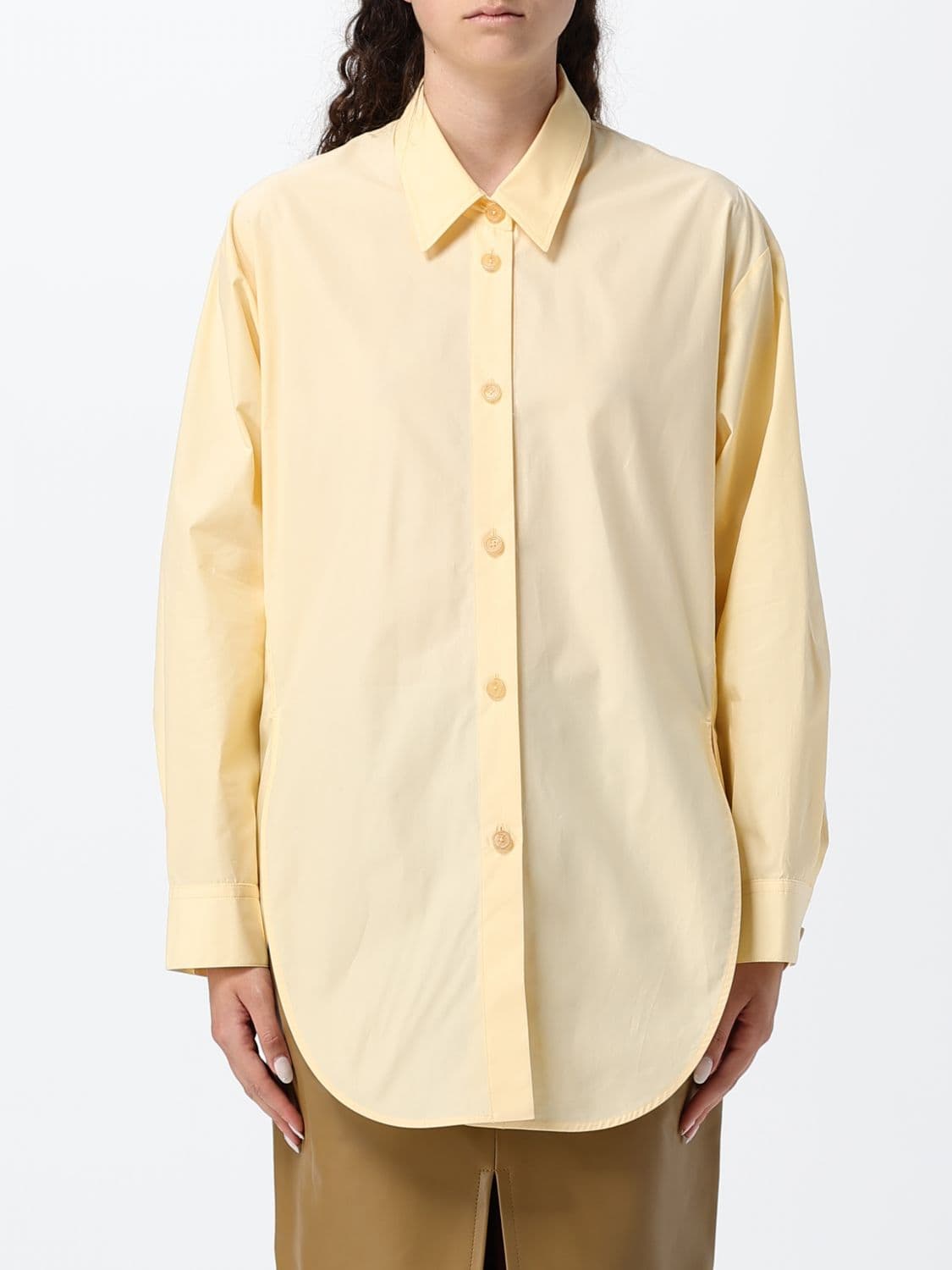 Khaite Shirt Woman color Yellow · M