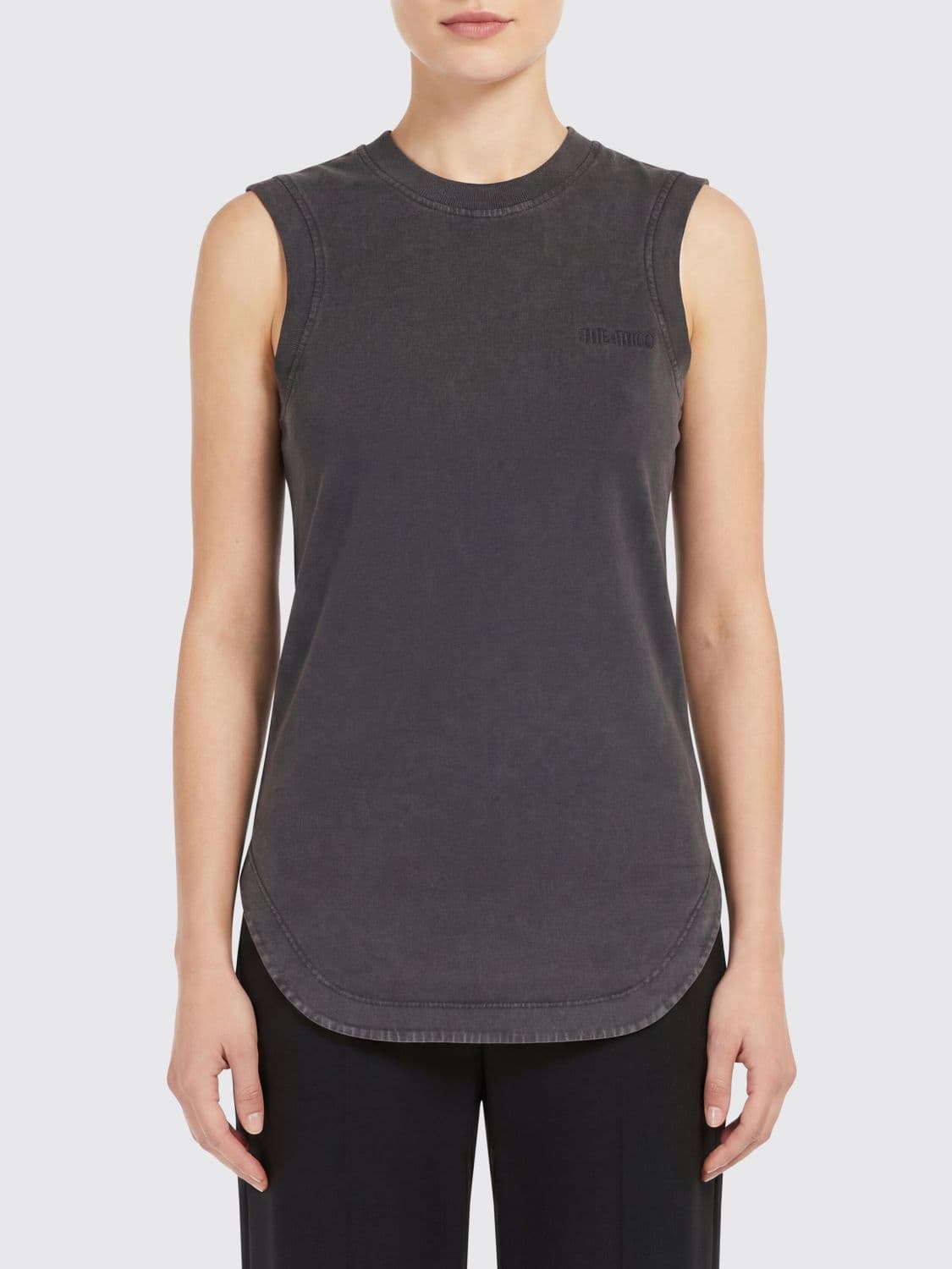 The Attico Top Woman color Dark