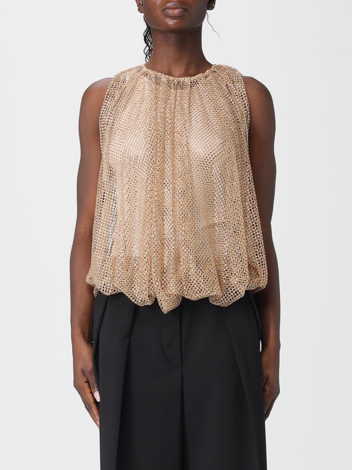 Sportmax Top Woman color Camel