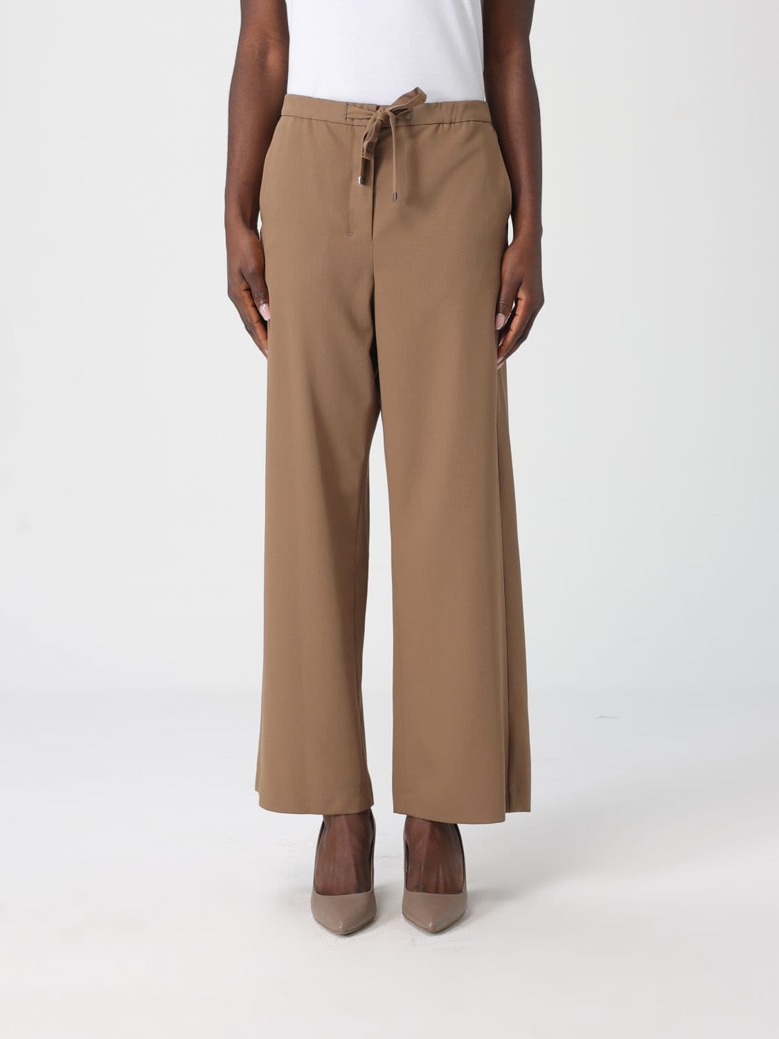 's Max Mara Pants Woman color Brown