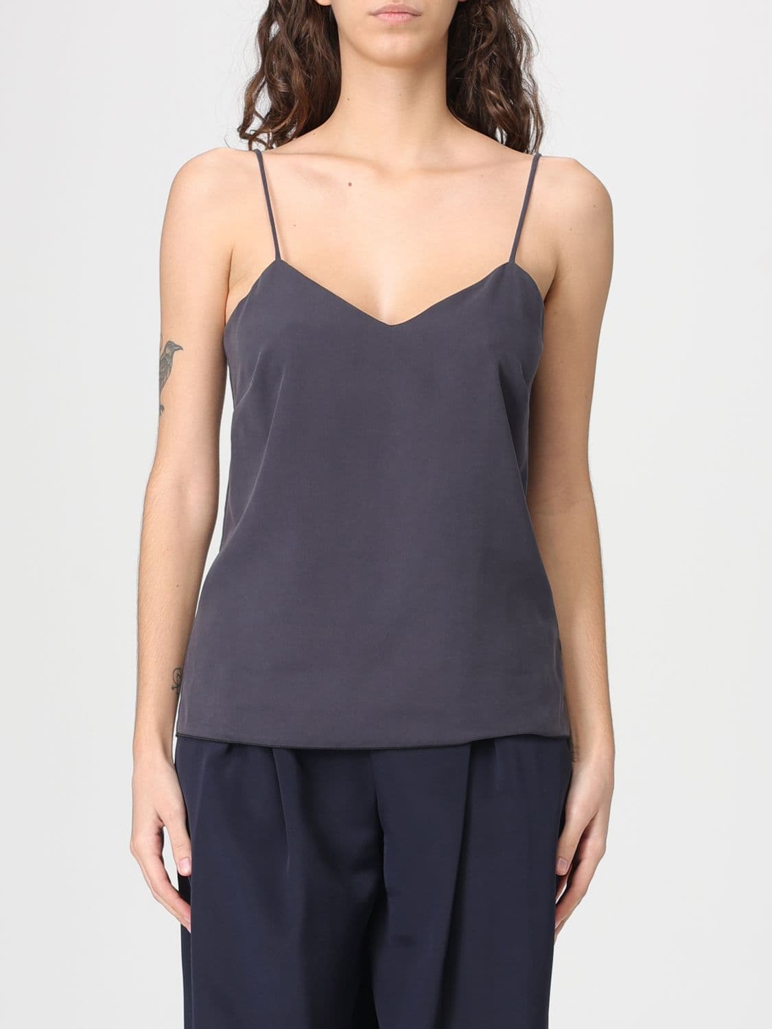 Max Mara Top Woman color Grey