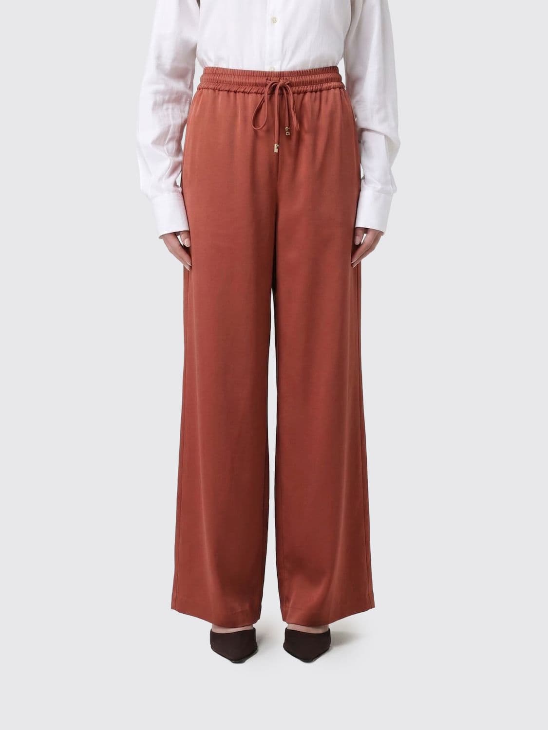 Max Mara Pants Woman color Clay Color