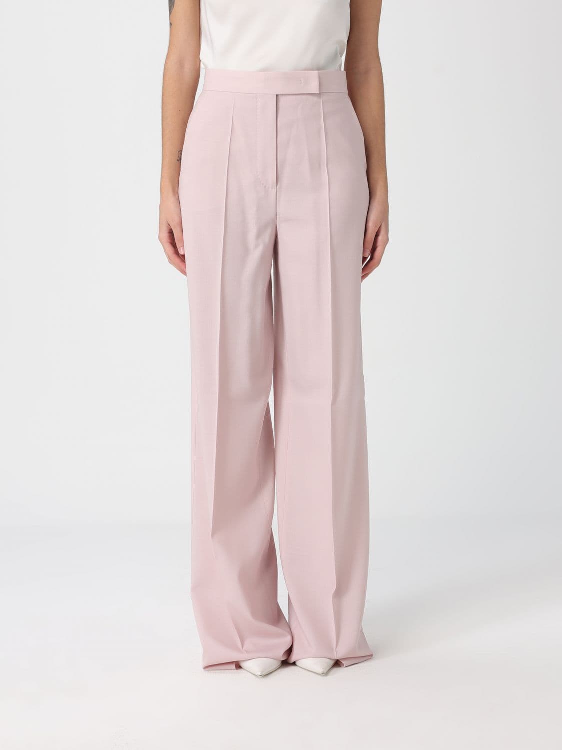 Max Mara Pants Woman color Pink