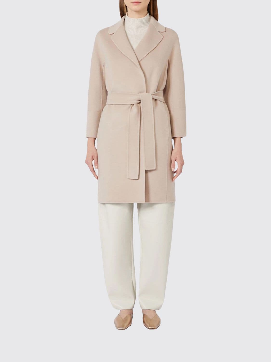 's Max Mara Coat Woman color Beige