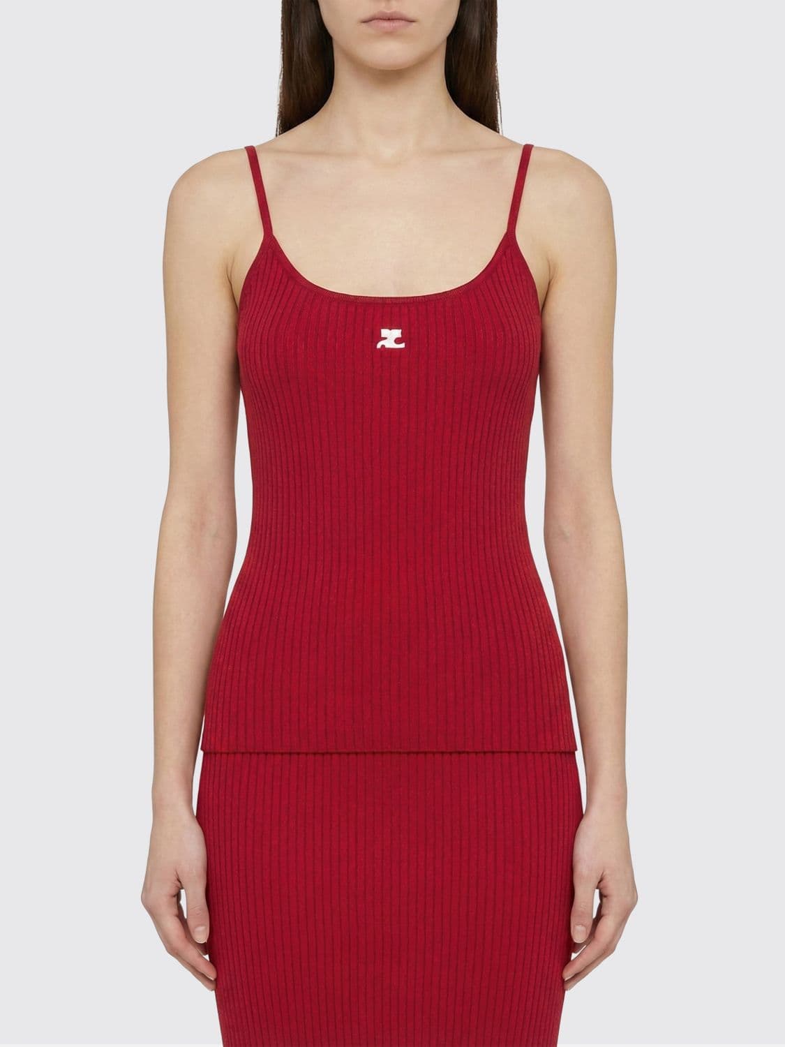 Courrèges T-Shirt Woman color Red