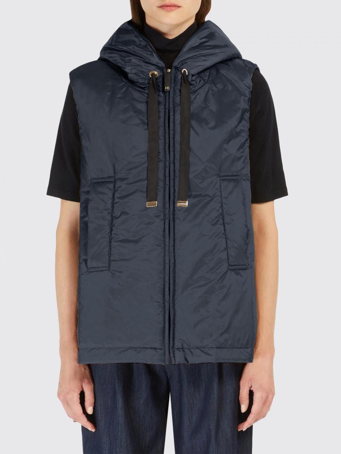 Max Mara The Cube Waistcoat Woman color Blue
