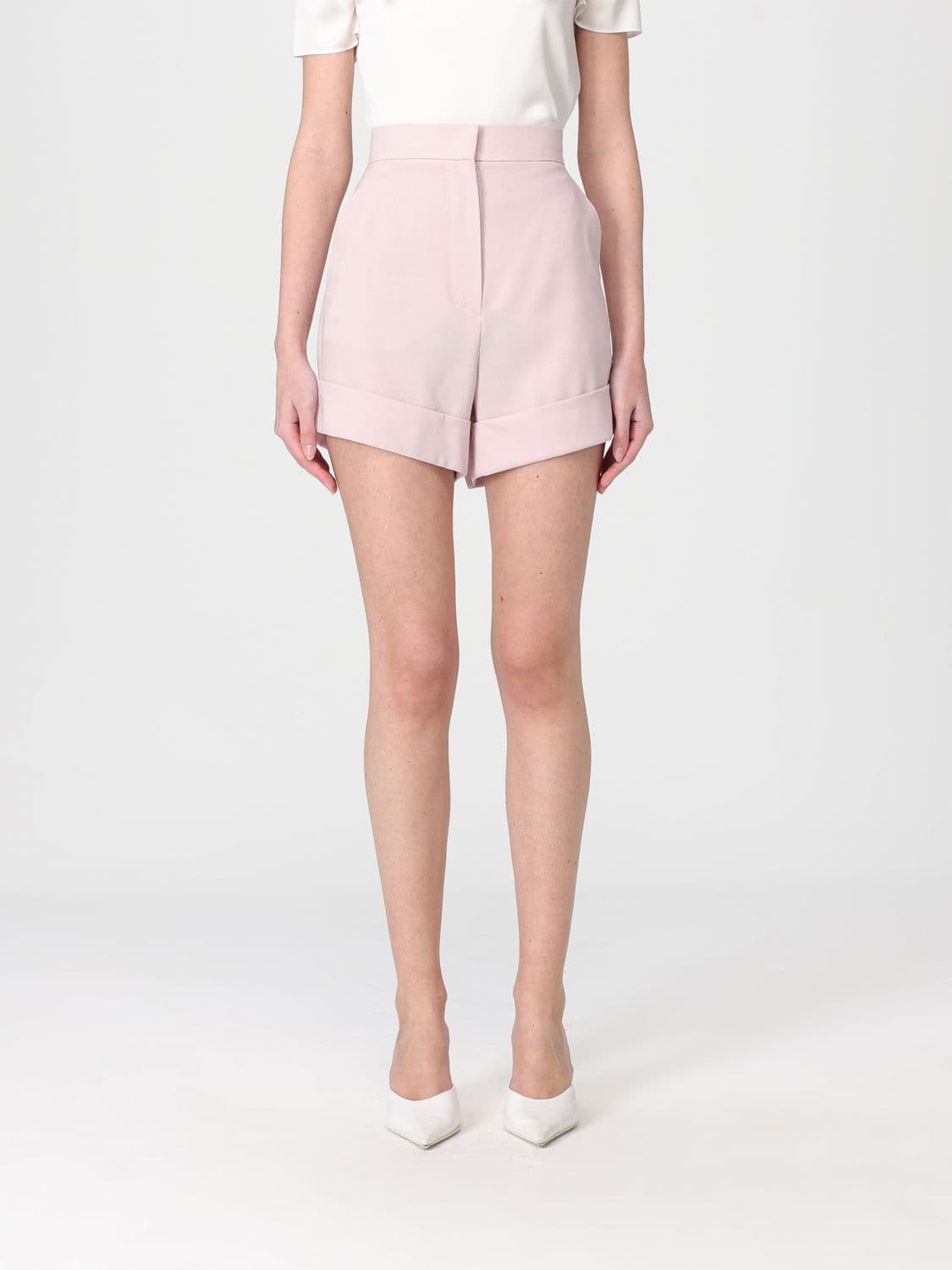 Max Mara Shorts Woman color Pink