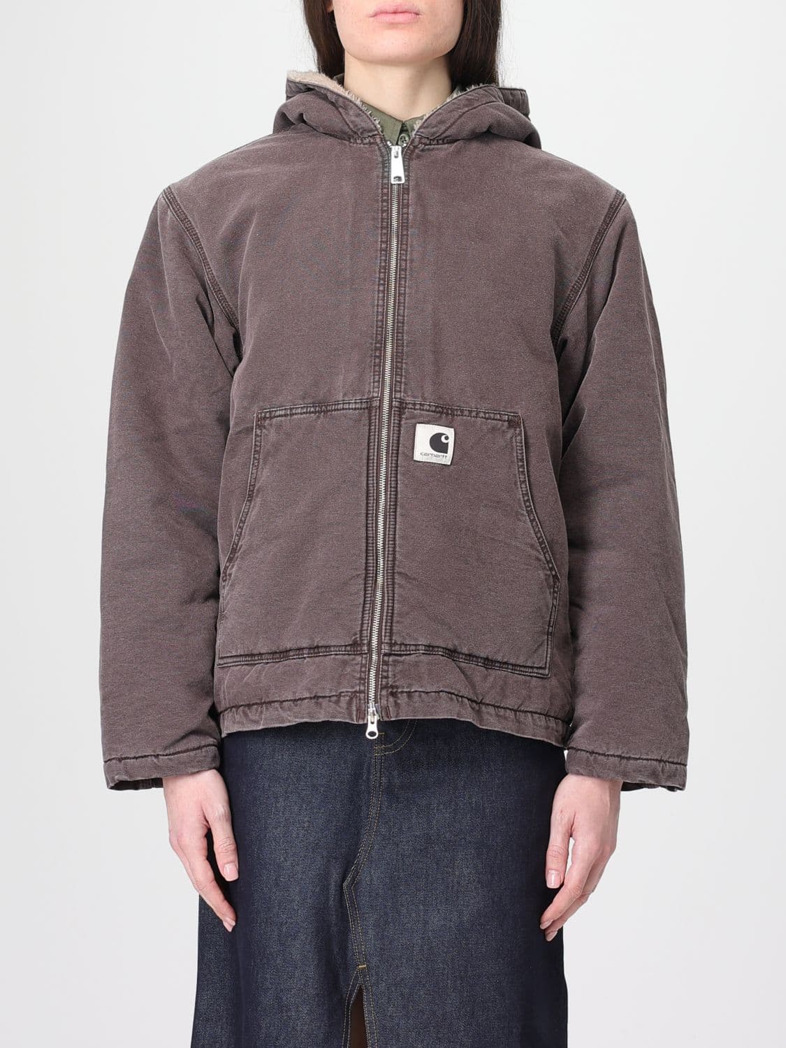 Carhartt Wip Jacket Woman color Brown