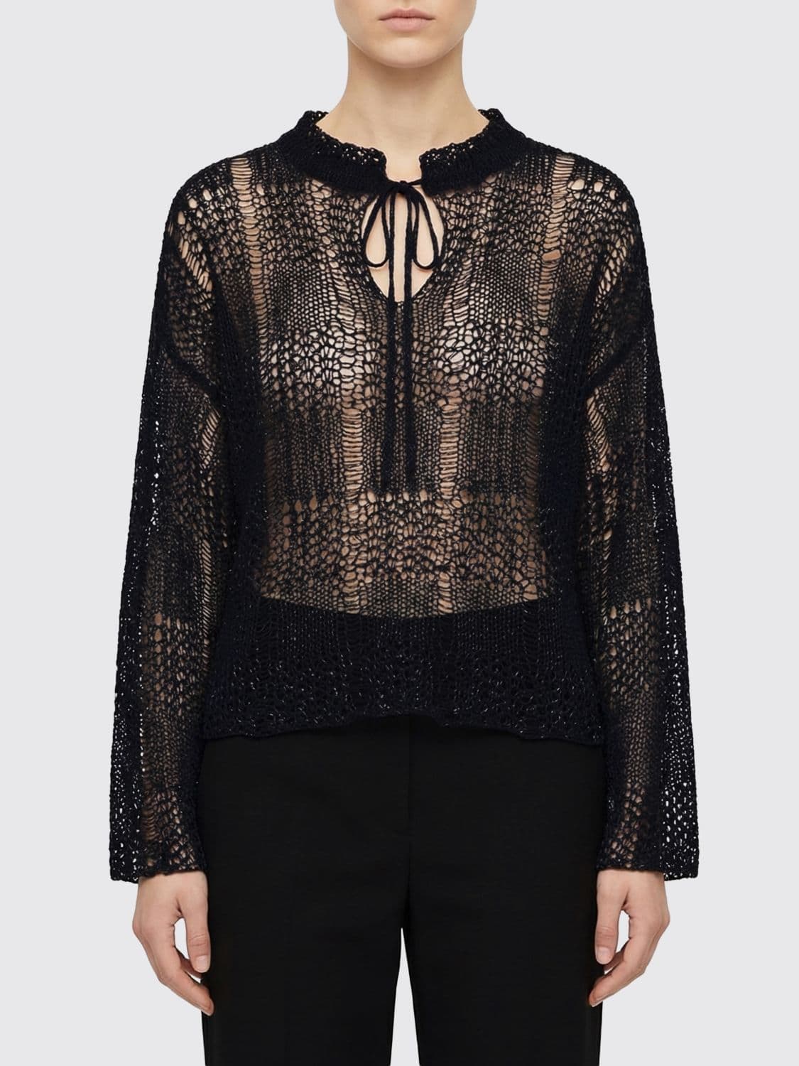 Y's Sweater Woman color Black