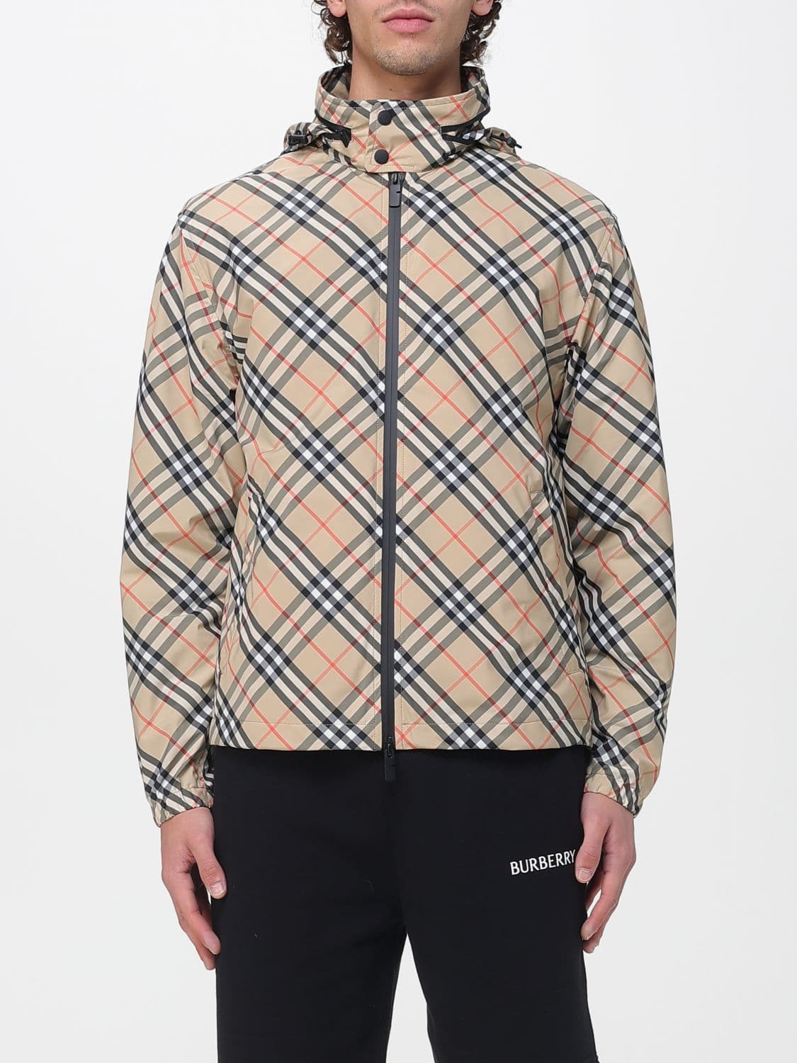 Burberry Jacket Men color Sand