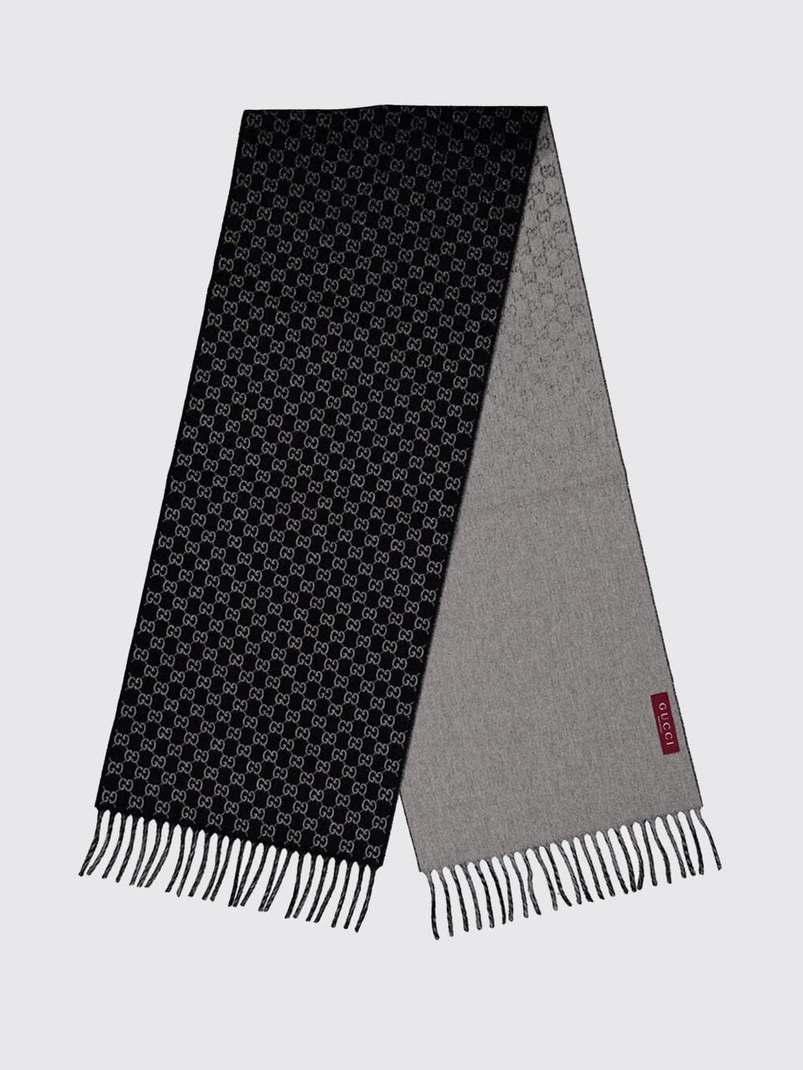 Gucci Scarf Men color Black · OS