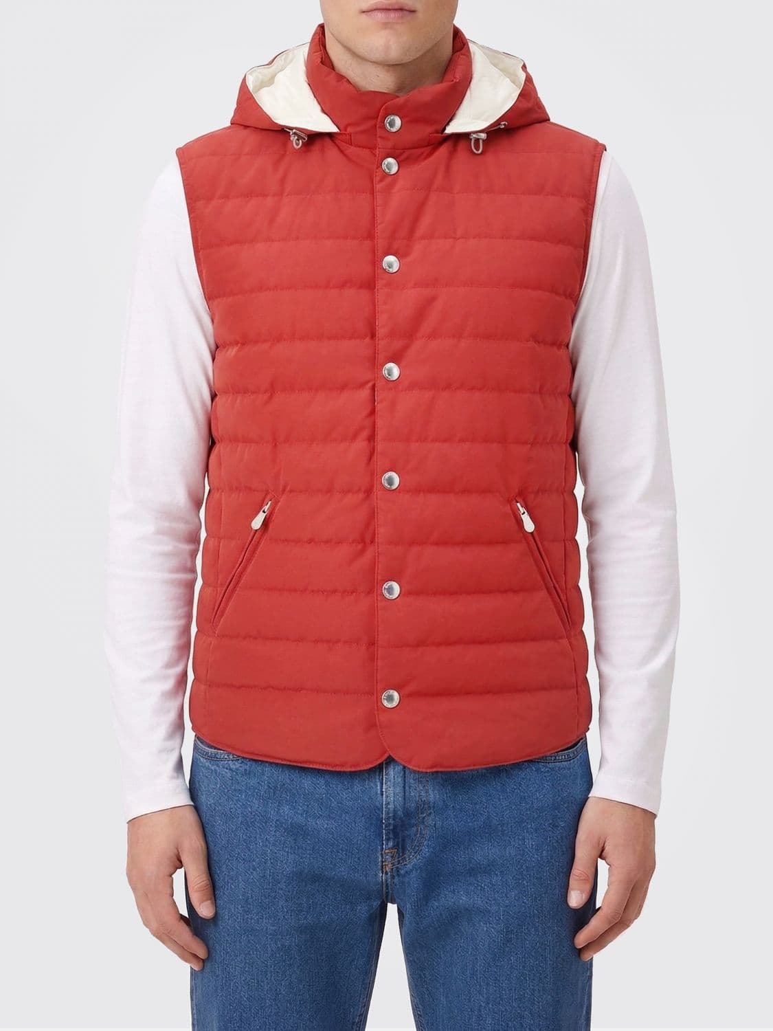 Brunello Cucinelli Suit Vest Men color Red