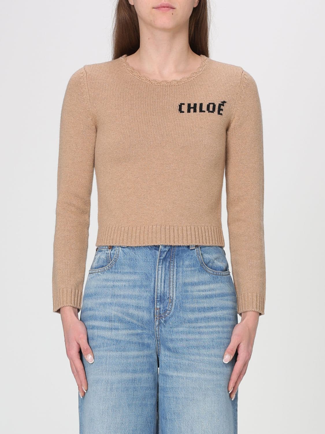 Chloé Sweater Woman color Brown