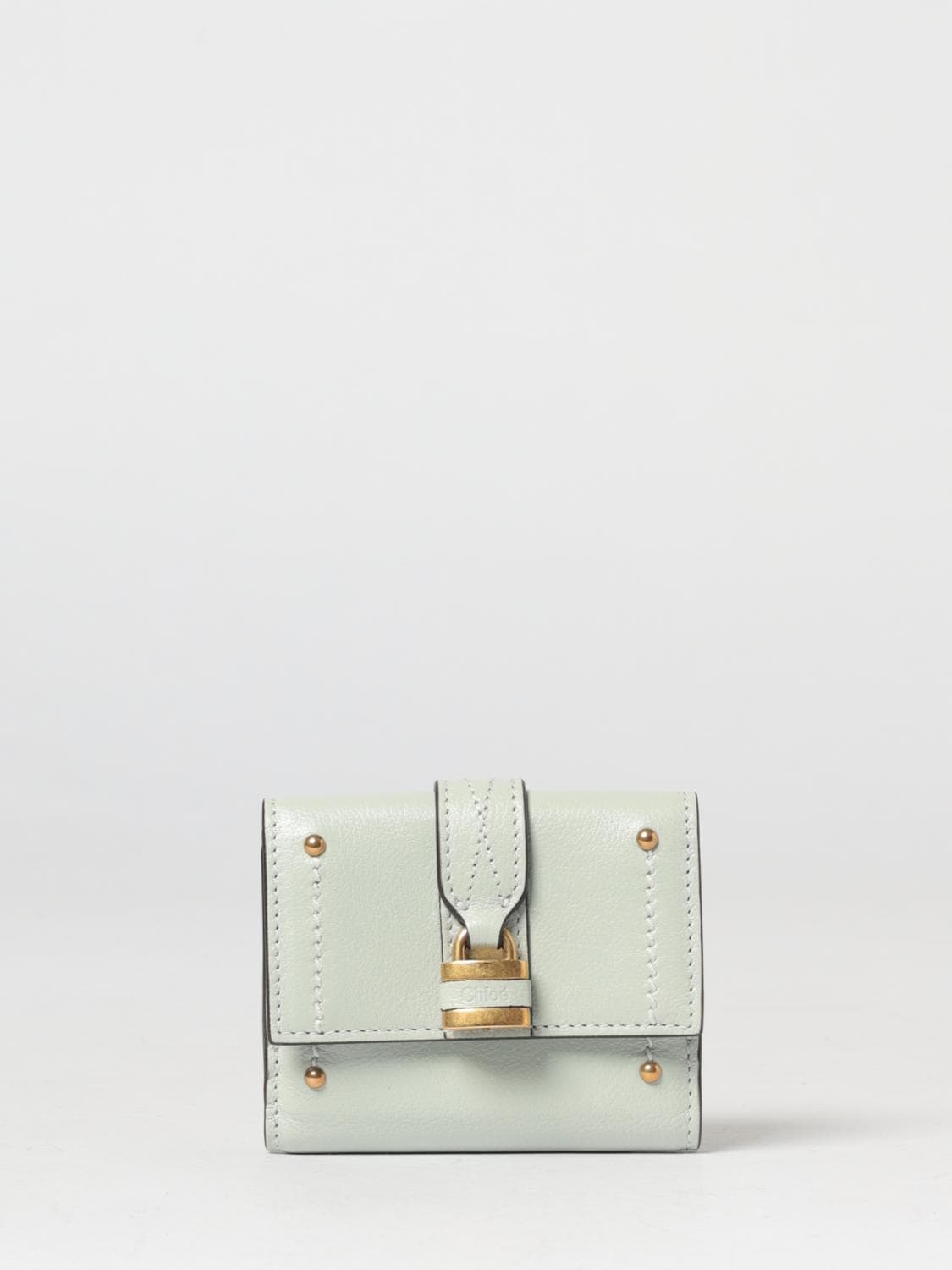 Chloé Wallet Woman color Gnawed Blue