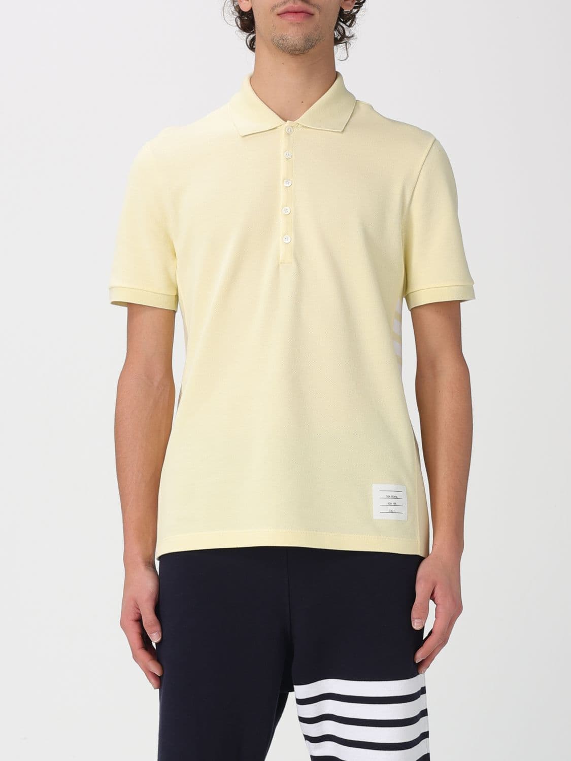 Thom Browne Polo Shirt Men color Yellow