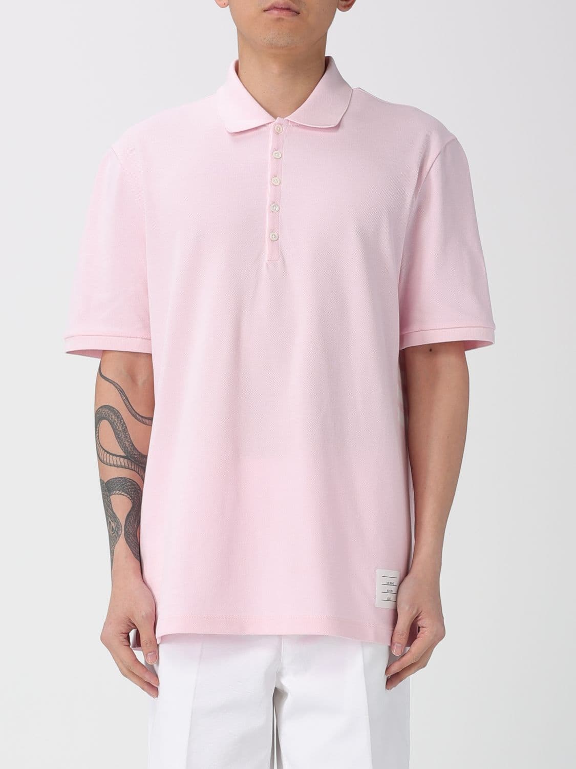 Thom Browne Polo Shirt Men color Pink