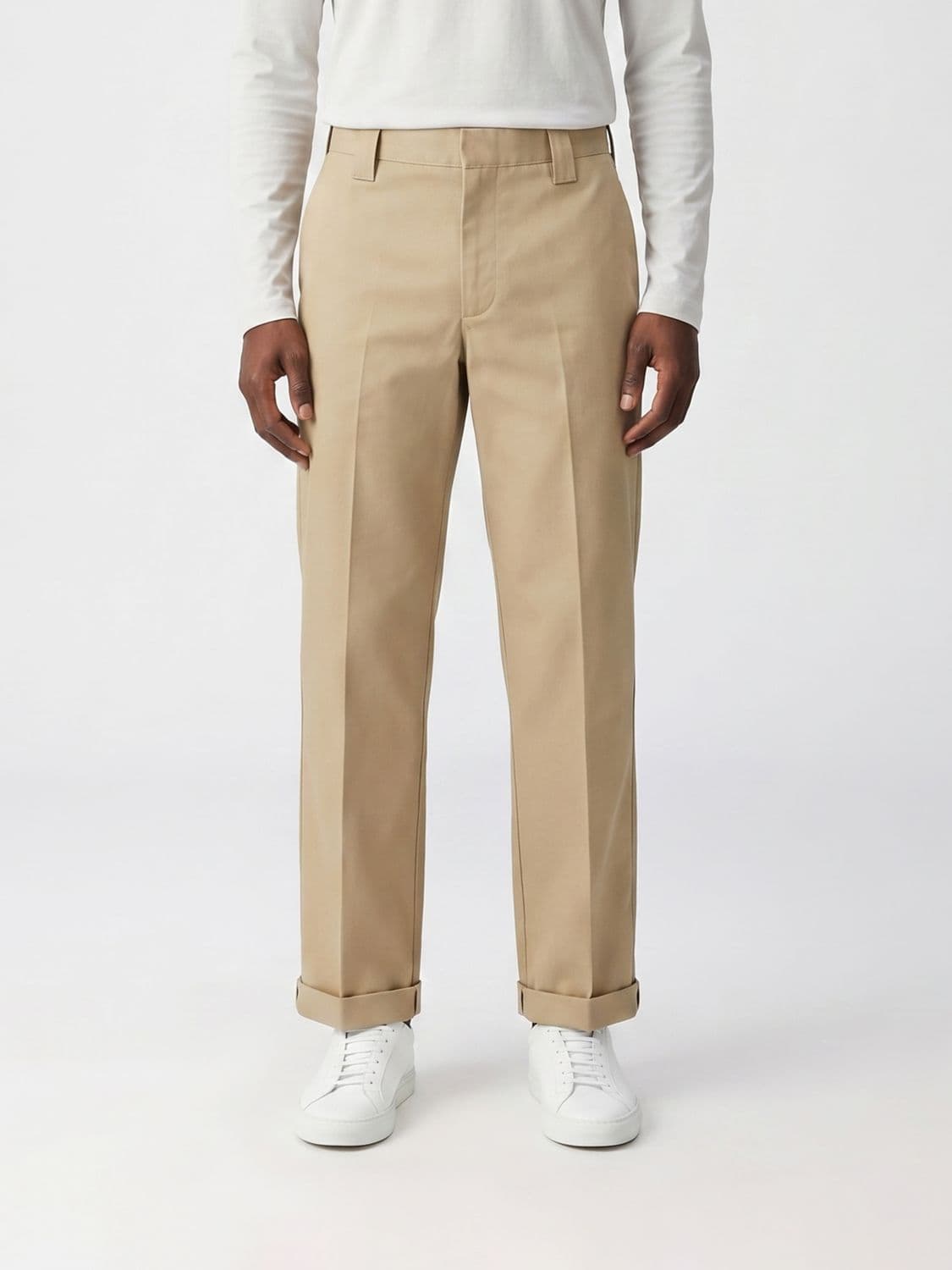 Golden Goose Pants Men color Kaki
