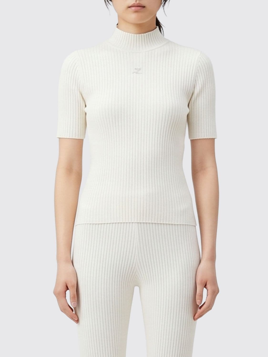 Courrèges Sweater Woman color White