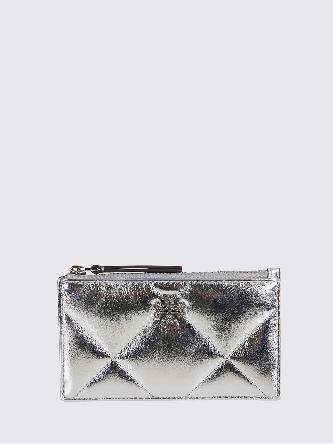 Tory Burch Wallet Woman color Silver