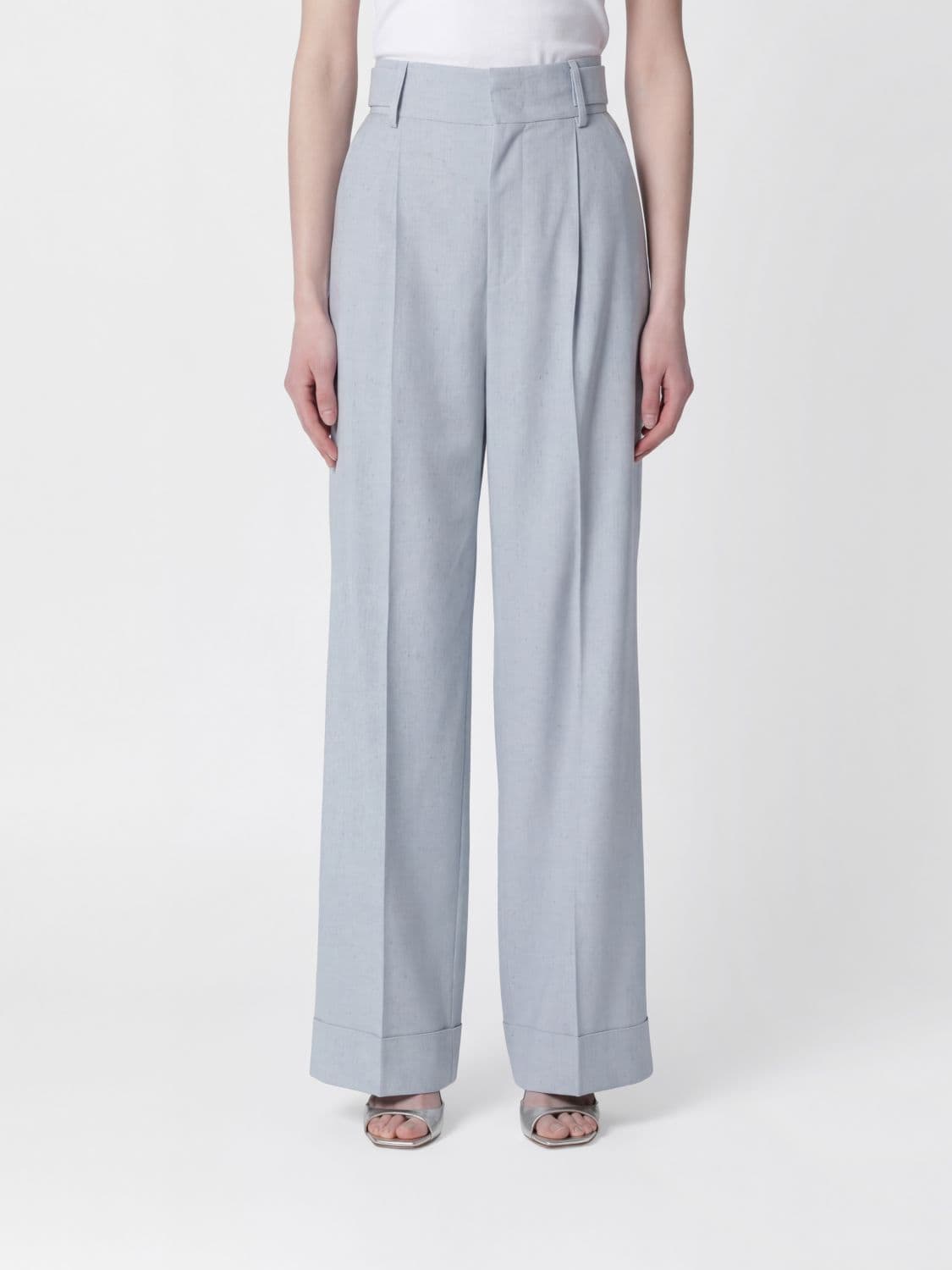 Alberta Ferretti Pants Woman color Grey