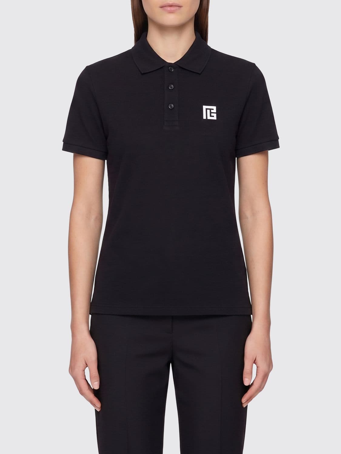 Balmain Polo Shirt Woman color Black