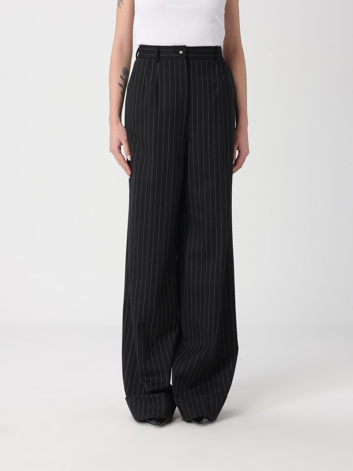 Dolce & Gabbana Pants Woman color Multicolor