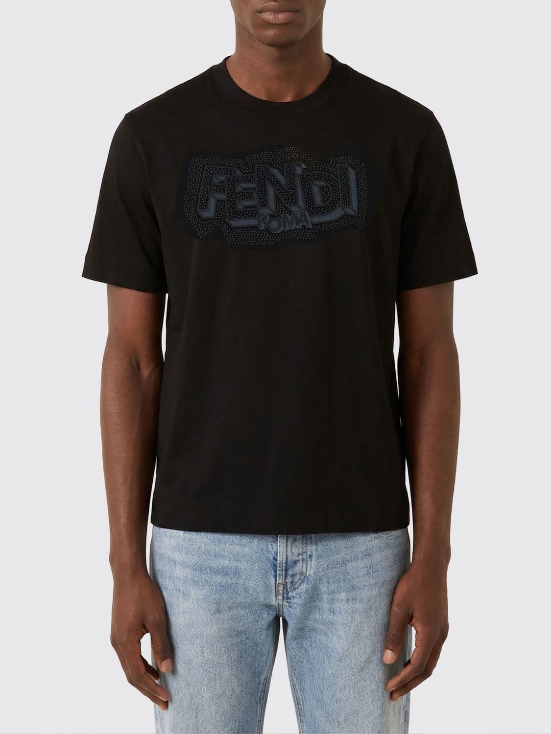 Fendi T-Shirt Men color Black