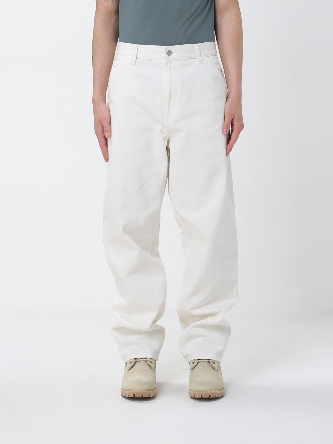 Carhartt Wip Jeans Men color White