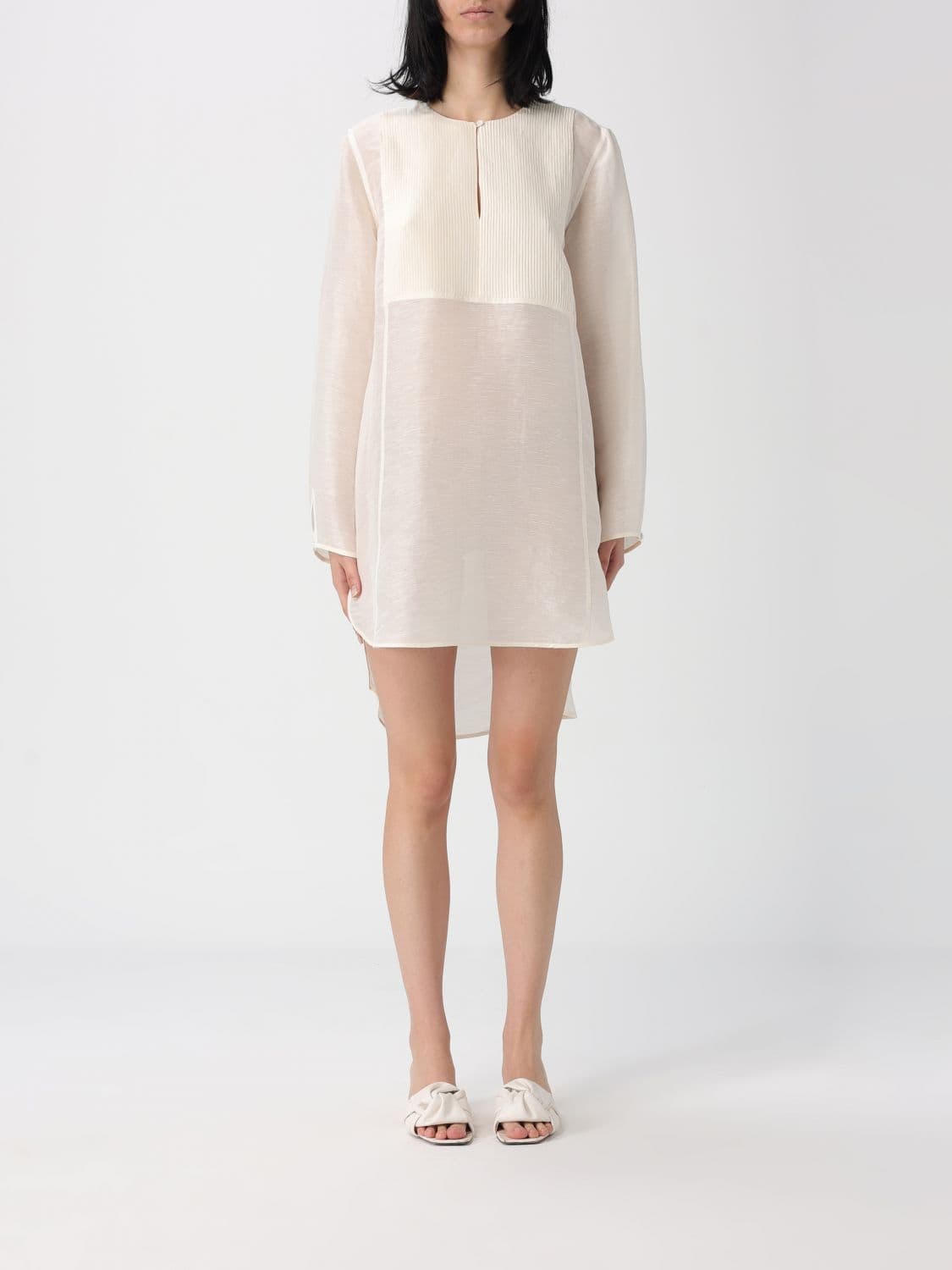Tory Burch Dress Woman color Ivory