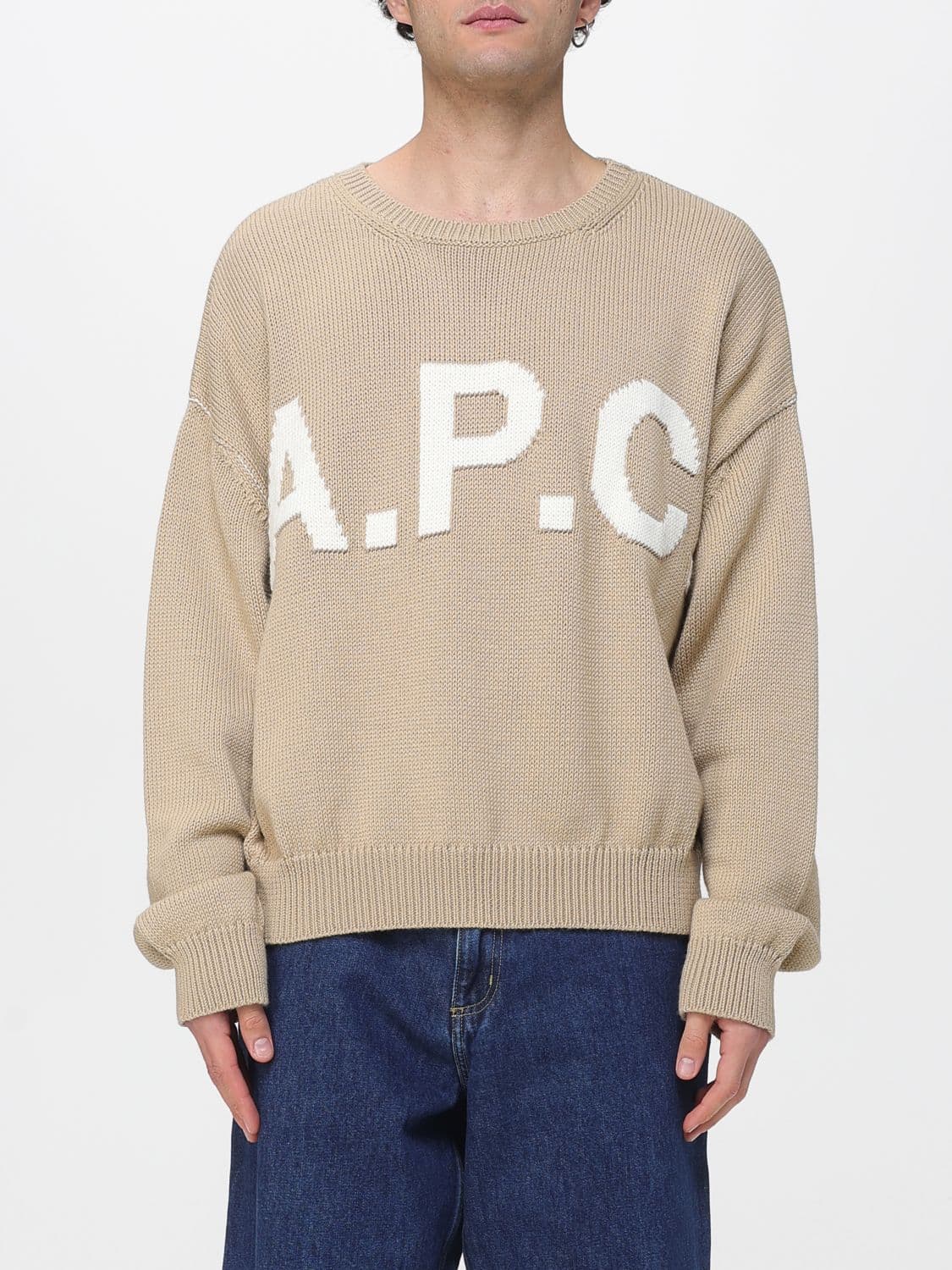 A.p.c. A. P.C. Sweater Men color Beige