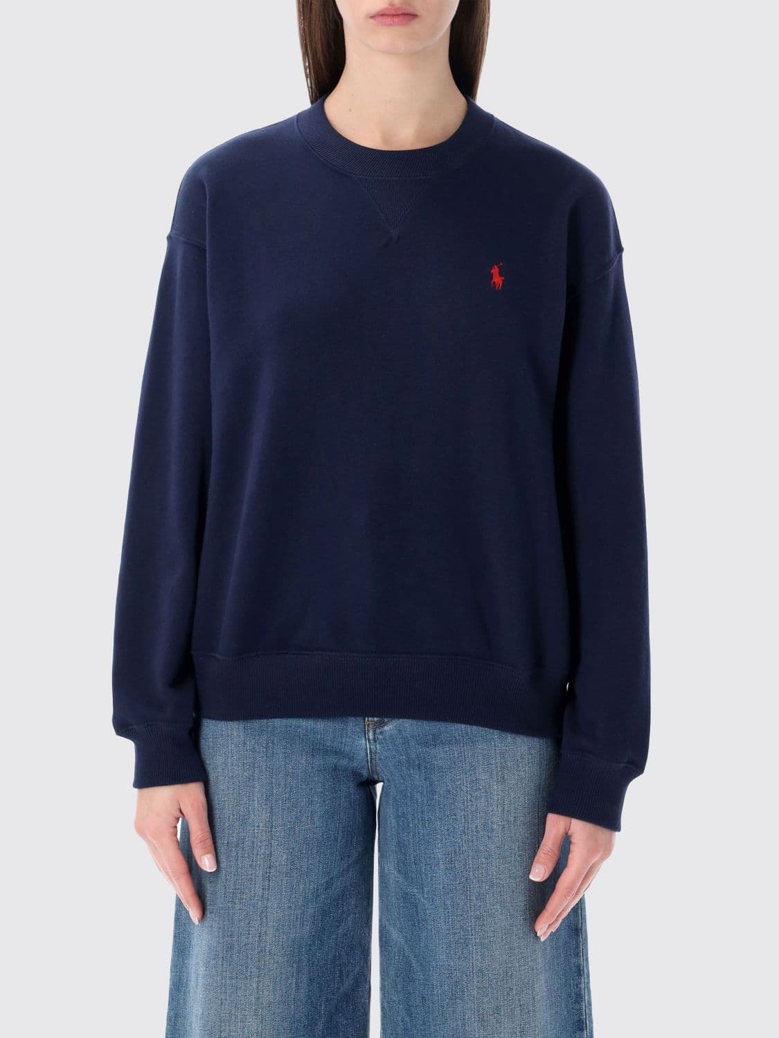 Polo Ralph Lauren Sweatshirt Woman color Navy