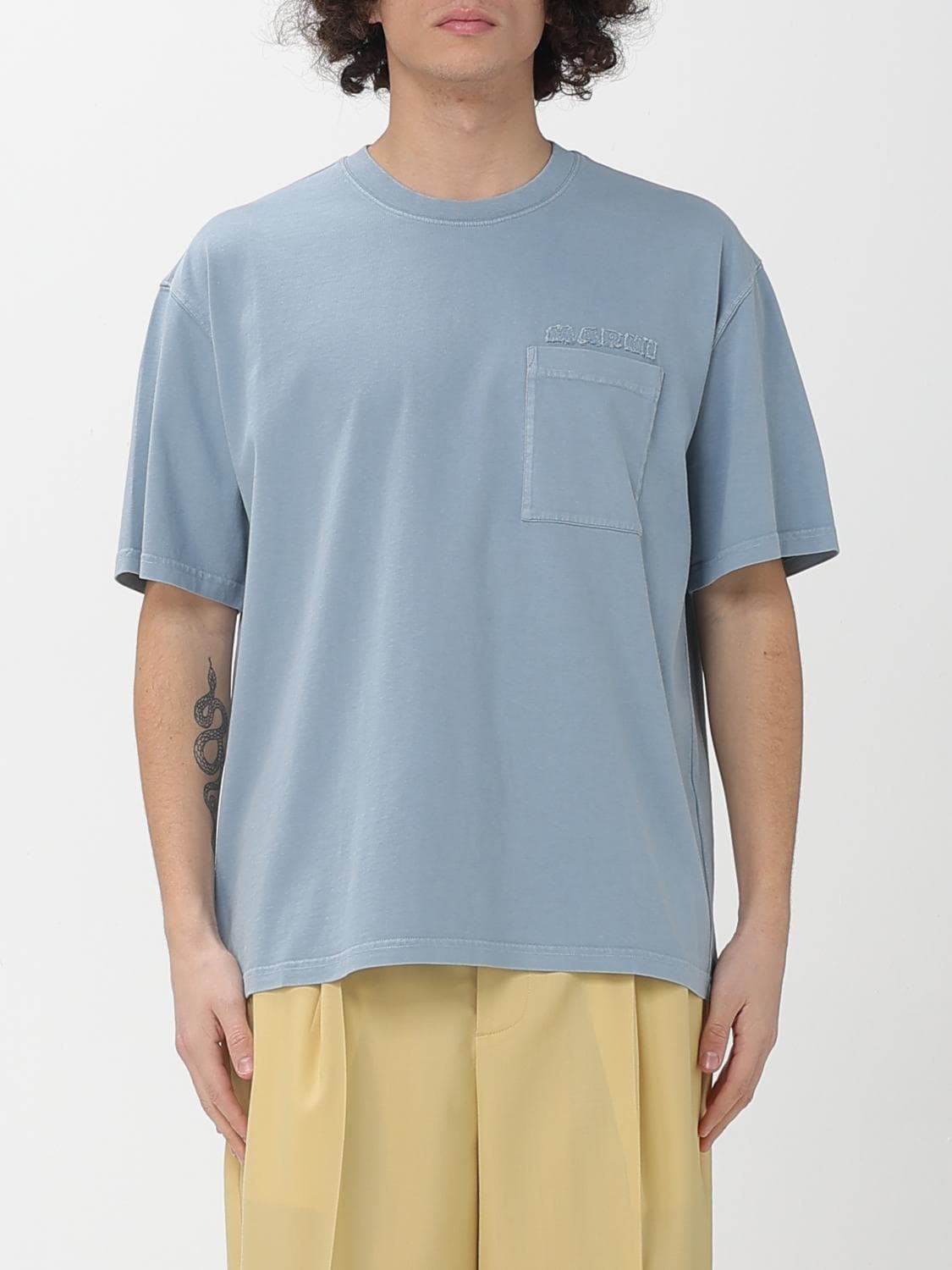 Marni T-Shirt Men color Sky