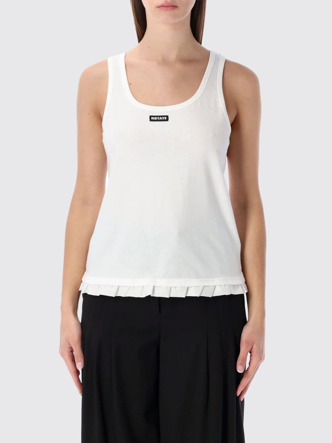 Rotate Top Woman color White