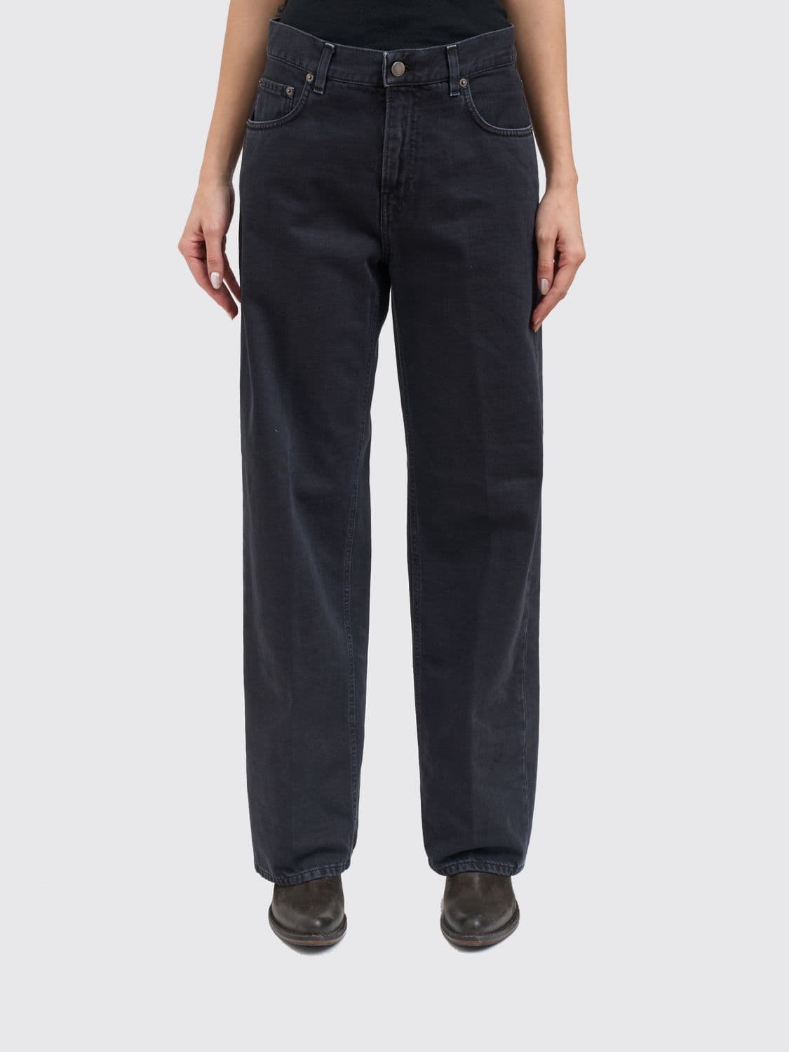 Haikure Jeans Woman color Grey