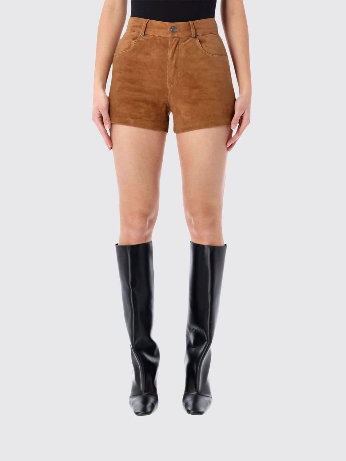 Haikure Shorts Woman color Brown