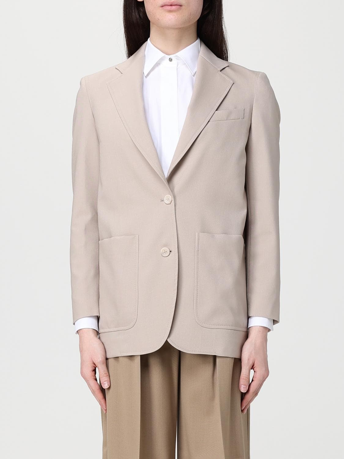 Max Mara Jacket Woman color Moss Green