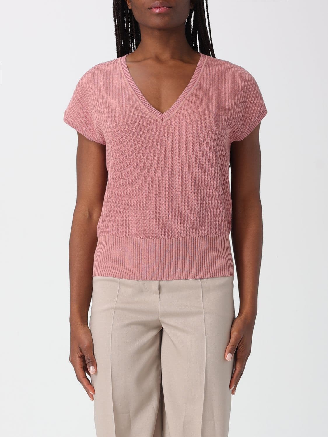 Eleventy Sweater Woman color Raspberry