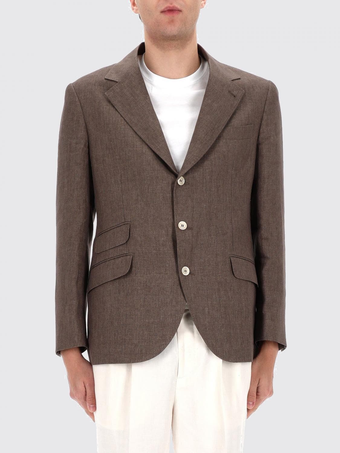 Brunello Cucinelli Jacket Men color Brown