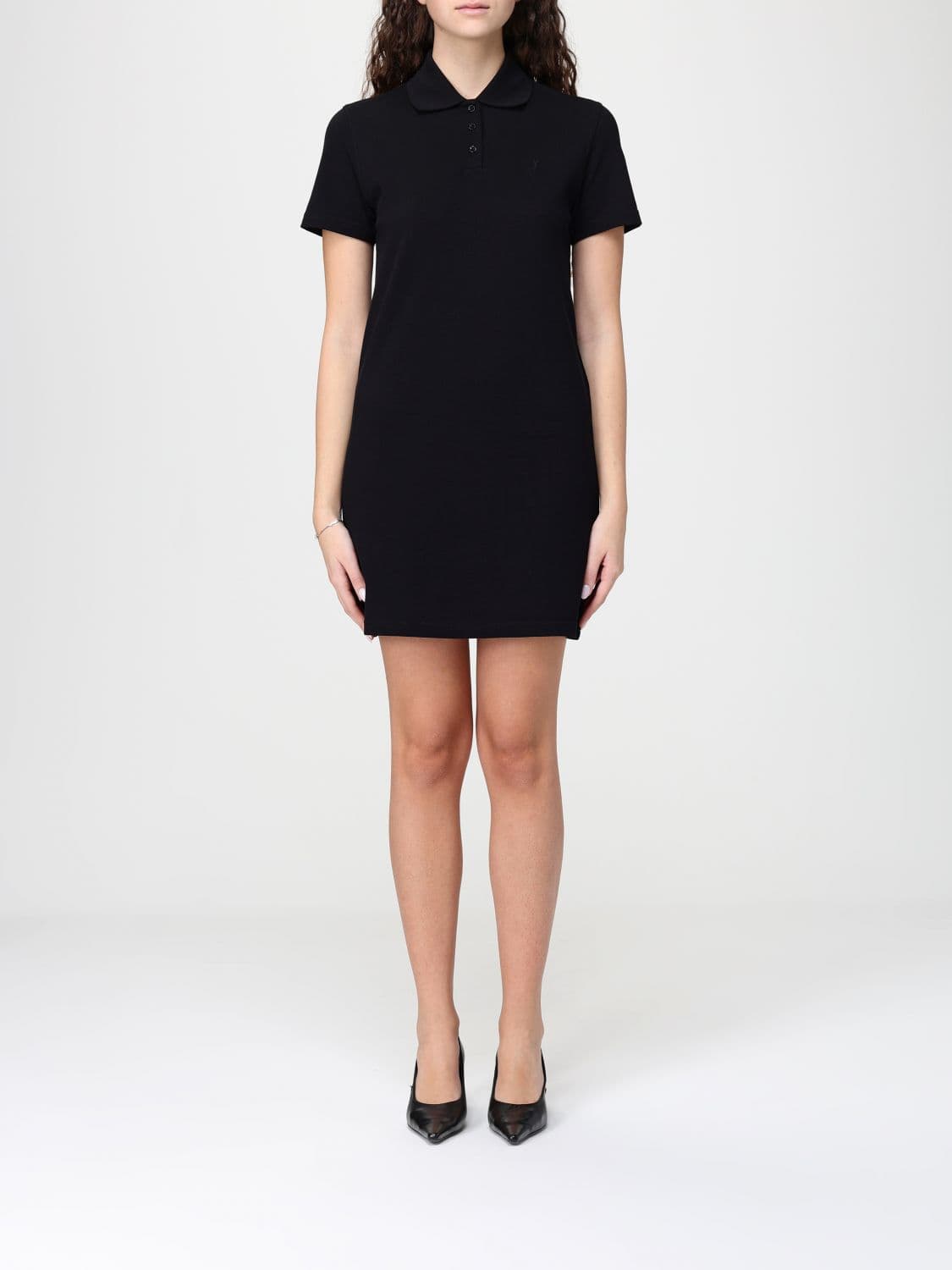 Saint Laurent Dress Woman color Black