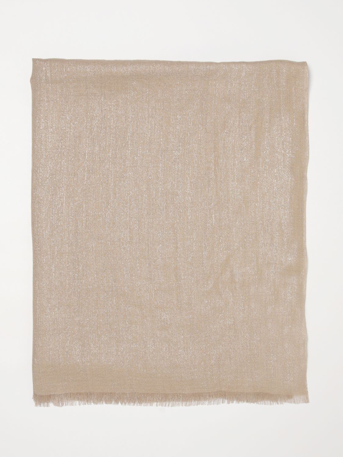 Brunello Cucinelli Scarf Woman color Mastic · OS