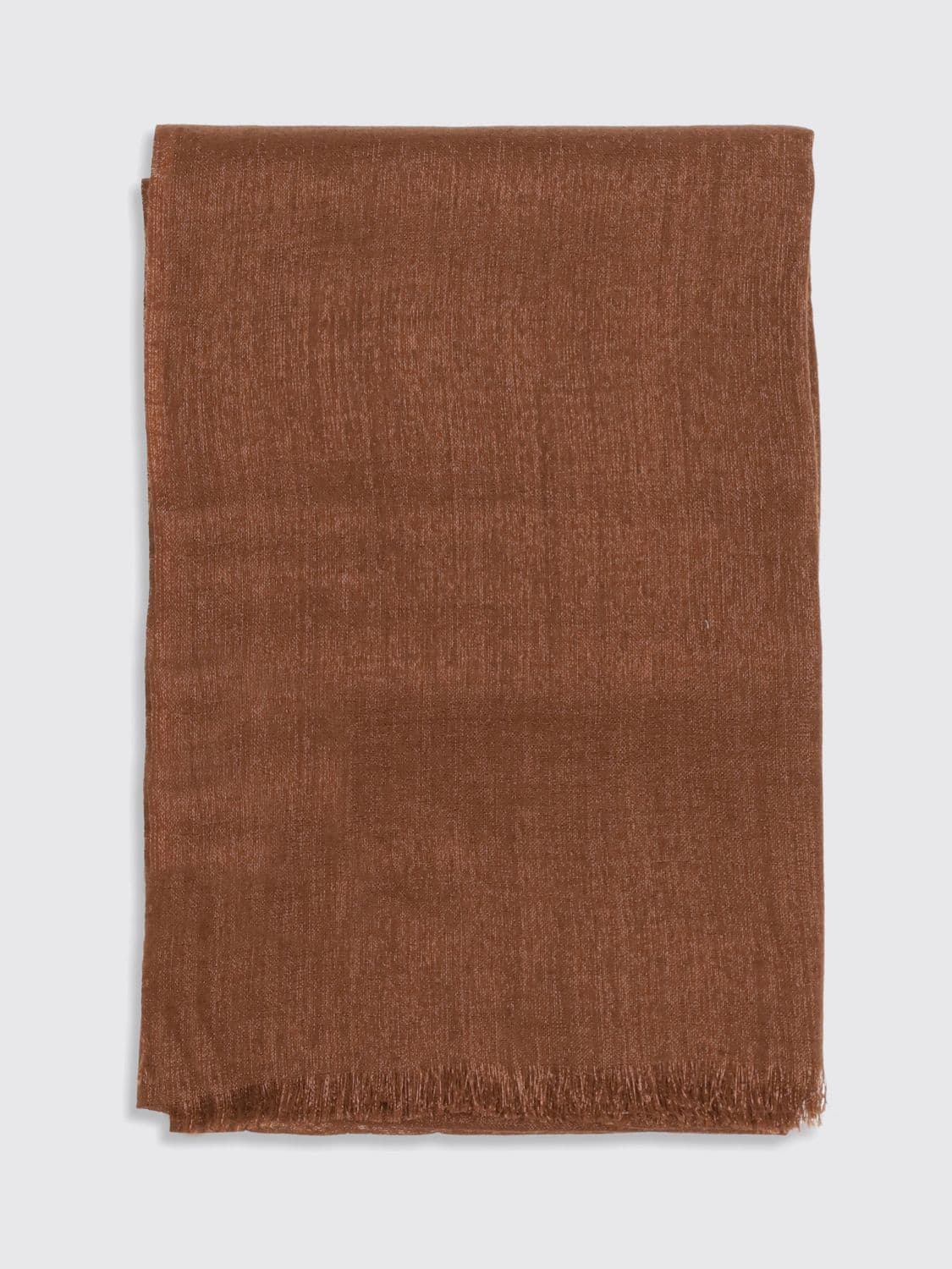 Brunello Cucinelli Scarf Woman color Brick Red · OS