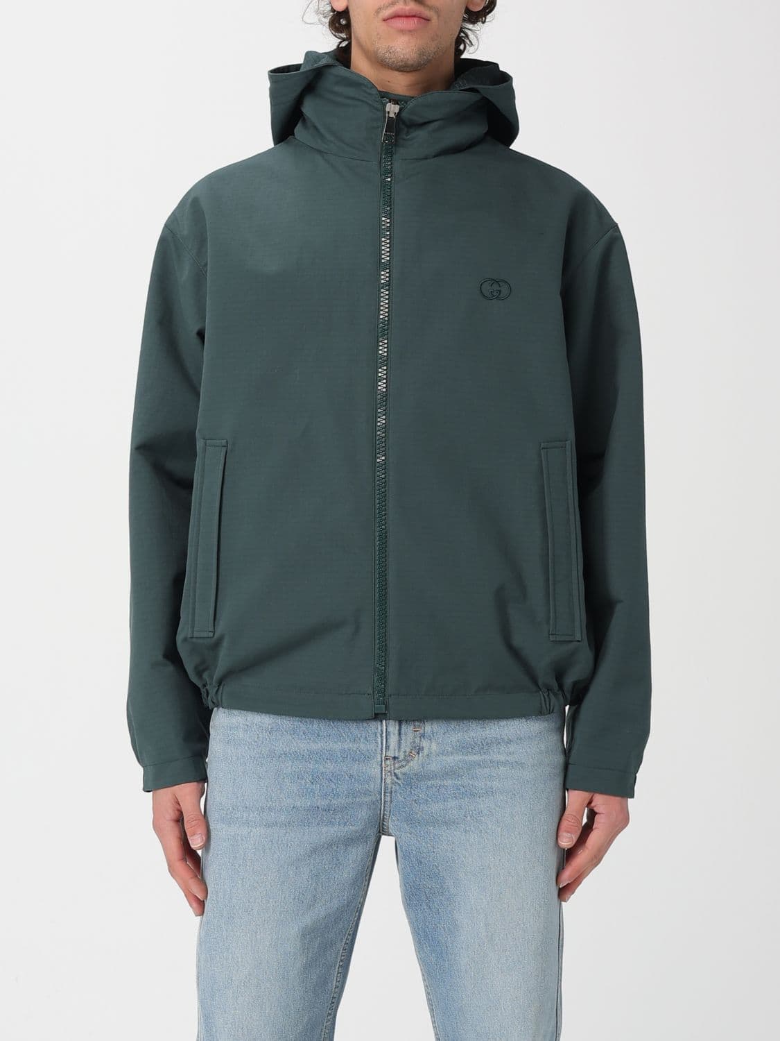 Gucci Jacket Men color Petroleum Blue