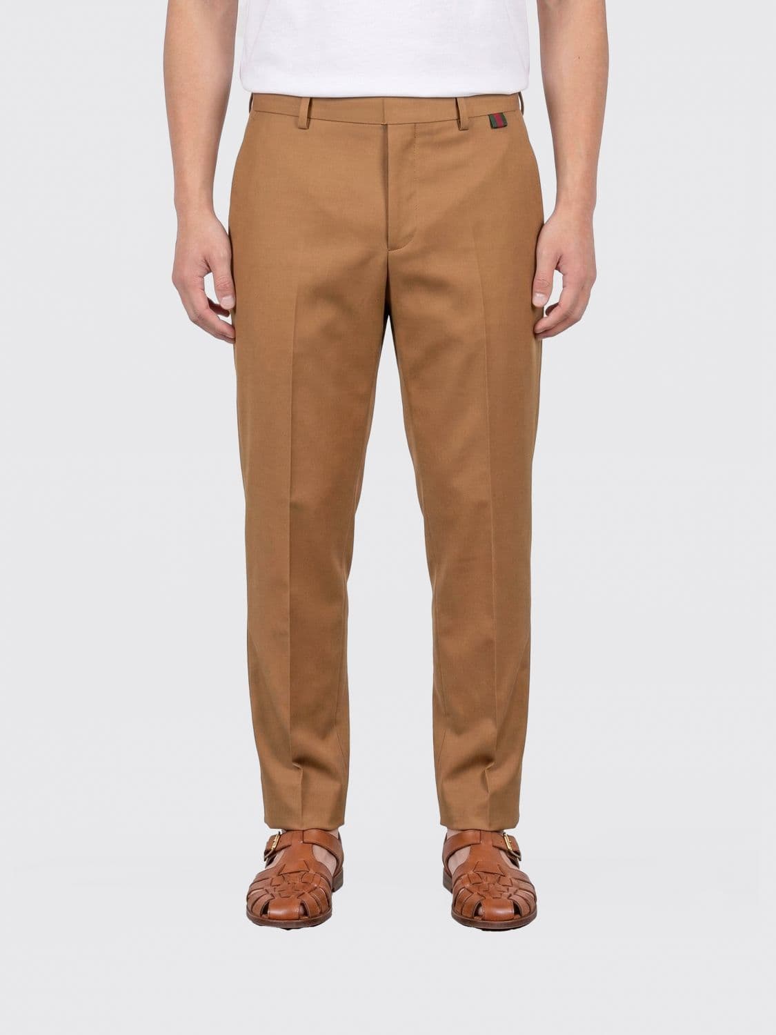 Gucci Pants Men color Beige
