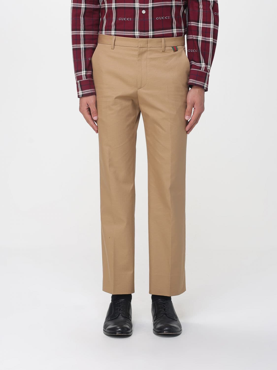 Gucci Pants Men color Camel